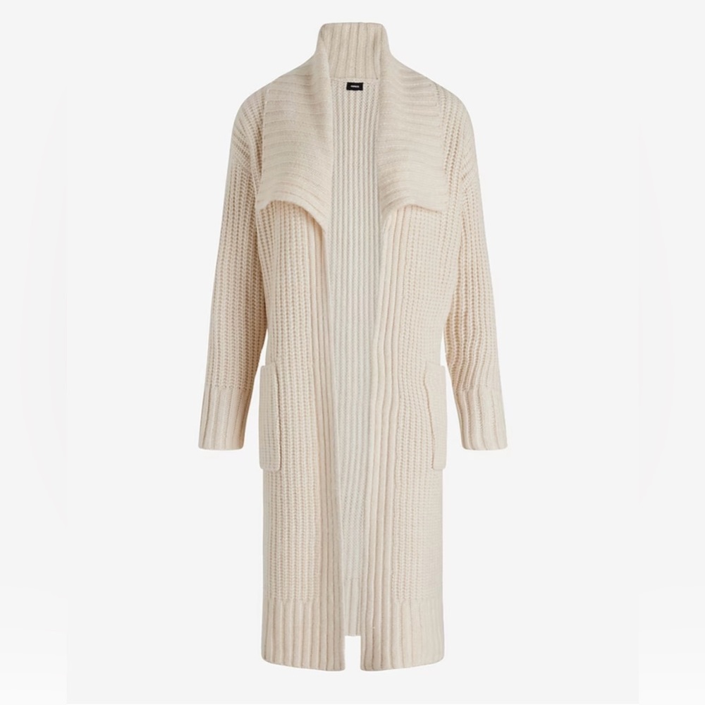 EXPRESS Ribbed Oversized Duster Cardigan